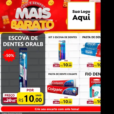 Modelo de Rede Social para Feed Facebook com o tema Mais Barato para Higiene Pessoal