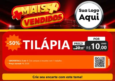 Modelo de Cartaz para Cartaz A4 Horizontal