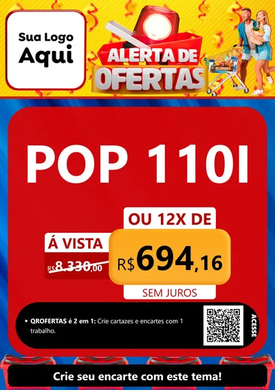 Modelo de Cartaz para Cartaz A4 Vertical