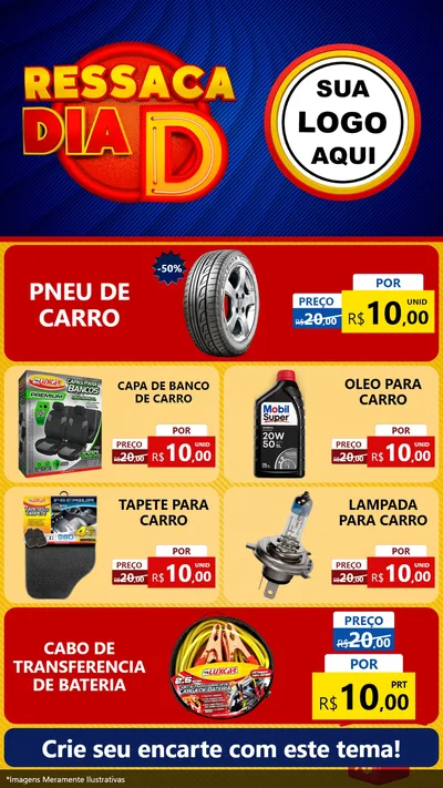 Modelo de TV para TV Vertical com o tema Ressaca Dia D para Auto peças