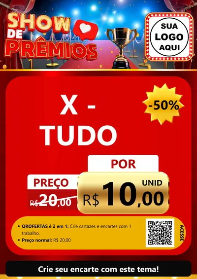 Modelo de Cartaz para Cartaz A4 Vertical