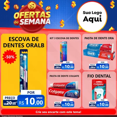 Modelo de Rede Social para Feed Facebook com o tema Ofertas Da Semana para Higiene Pessoal