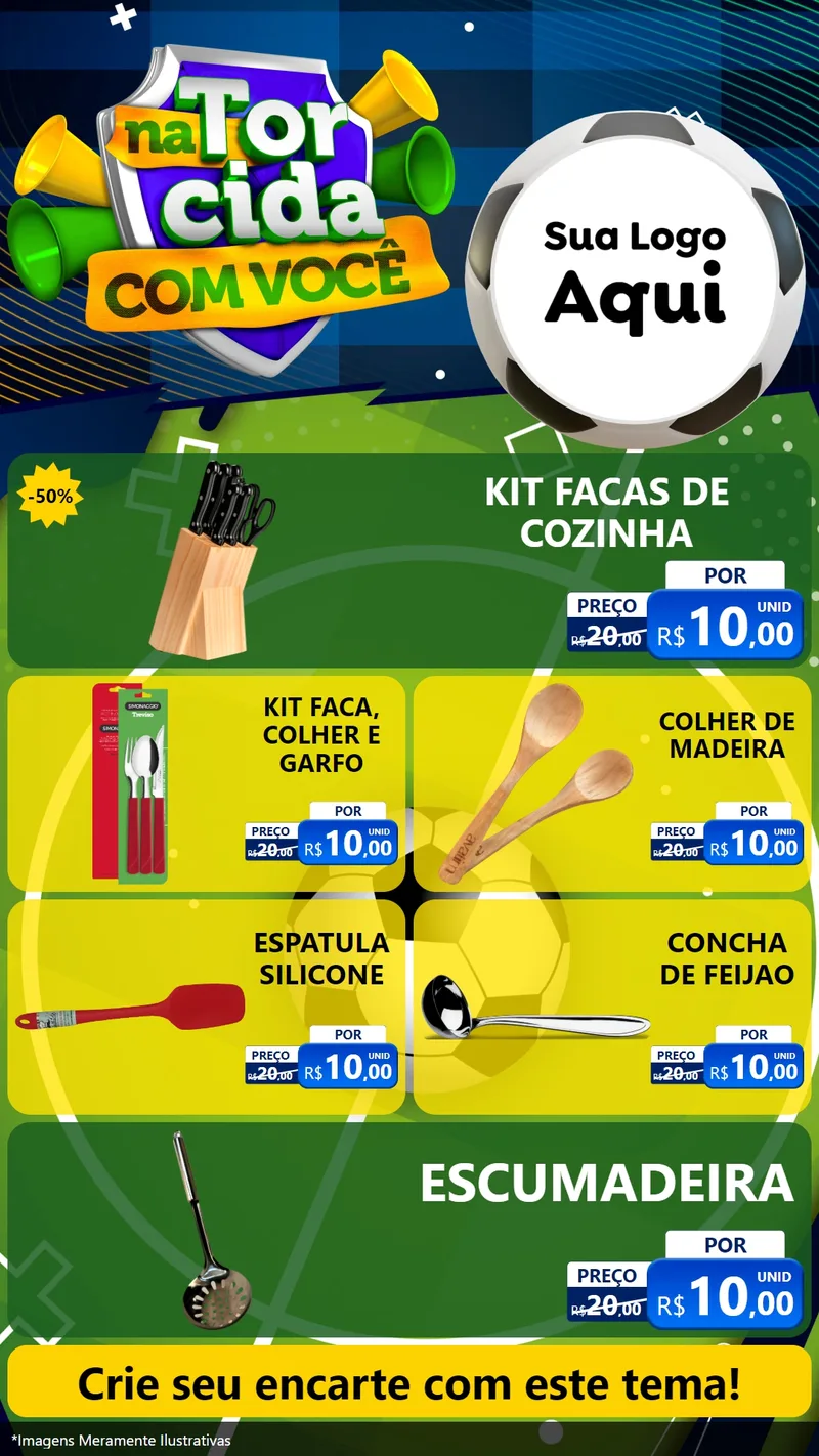 Modelo de TV para TV Vertical com o tema Na Torcida Com Você - Copa para Utilidades Domésticas