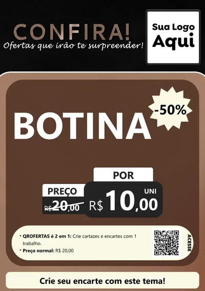 Modelo de Cartaz para Cartaz A4 Vertical com o tema Confira! Ofertas que irão te surpreender! para Agropecuária