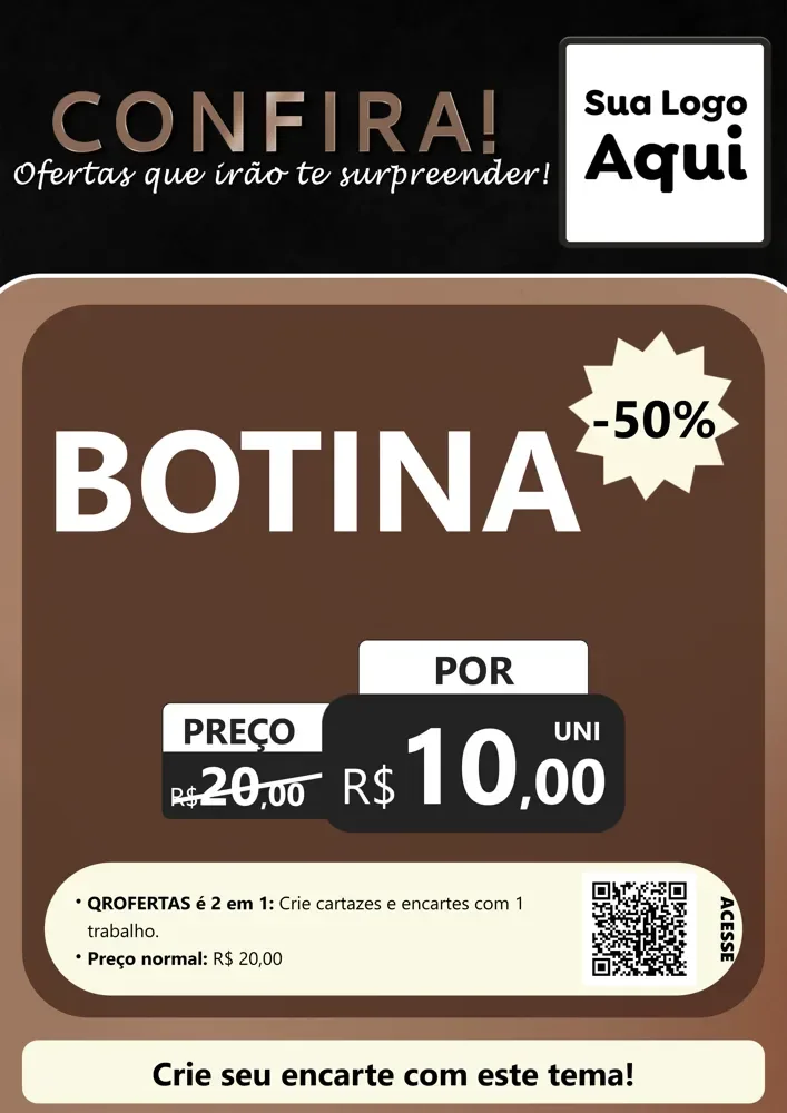 Modelo de Cartaz para Cartaz A4 Vertical com o tema Confira! Ofertas que irão te surpreender! para Agropecuária