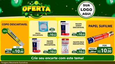 Modelo de TV para TV Horizontal com o tema Oferta para Embalagens