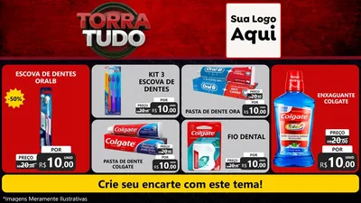 Modelo de TV para TV Horizontal com o tema Torra Tudo para Higiene Pessoal