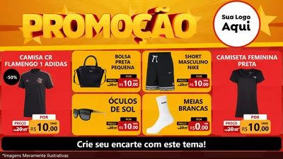 Modelo de TV para TV Horizontal com o tema Promoção para Roupas e acessórios