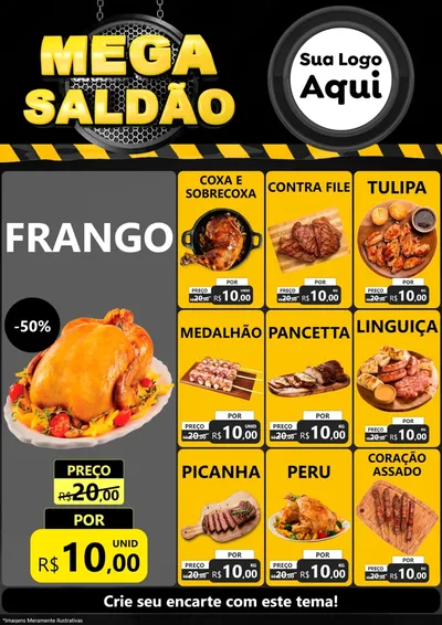 Modelo de Encarte para Encarte A4 Vertical