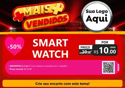 Modelo de Cartaz para Cartaz A4 Horizontal com o tema Mais Vendidos para Informática