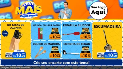 Modelo de TV para TV Horizontal com o tema Leve Mais, Pague Menos para Utilidades Domésticas