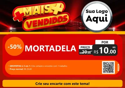 Modelo de Cartaz para Cartaz A4 Horizontal