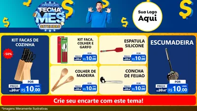 Modelo de TV para TV Horizontal com o tema Operação Fecha Mês Setembro para Utilidades Domésticas