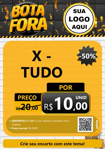 Modelo de Cartaz para Cartaz A4 Vertical