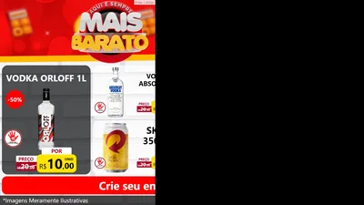 Modelo de TV para TV Horizontal com o tema Mais Barato para Distribuidora de bebidas