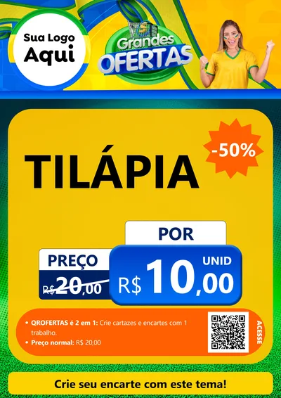 Modelo de Cartaz para Cartaz A4 Vertical