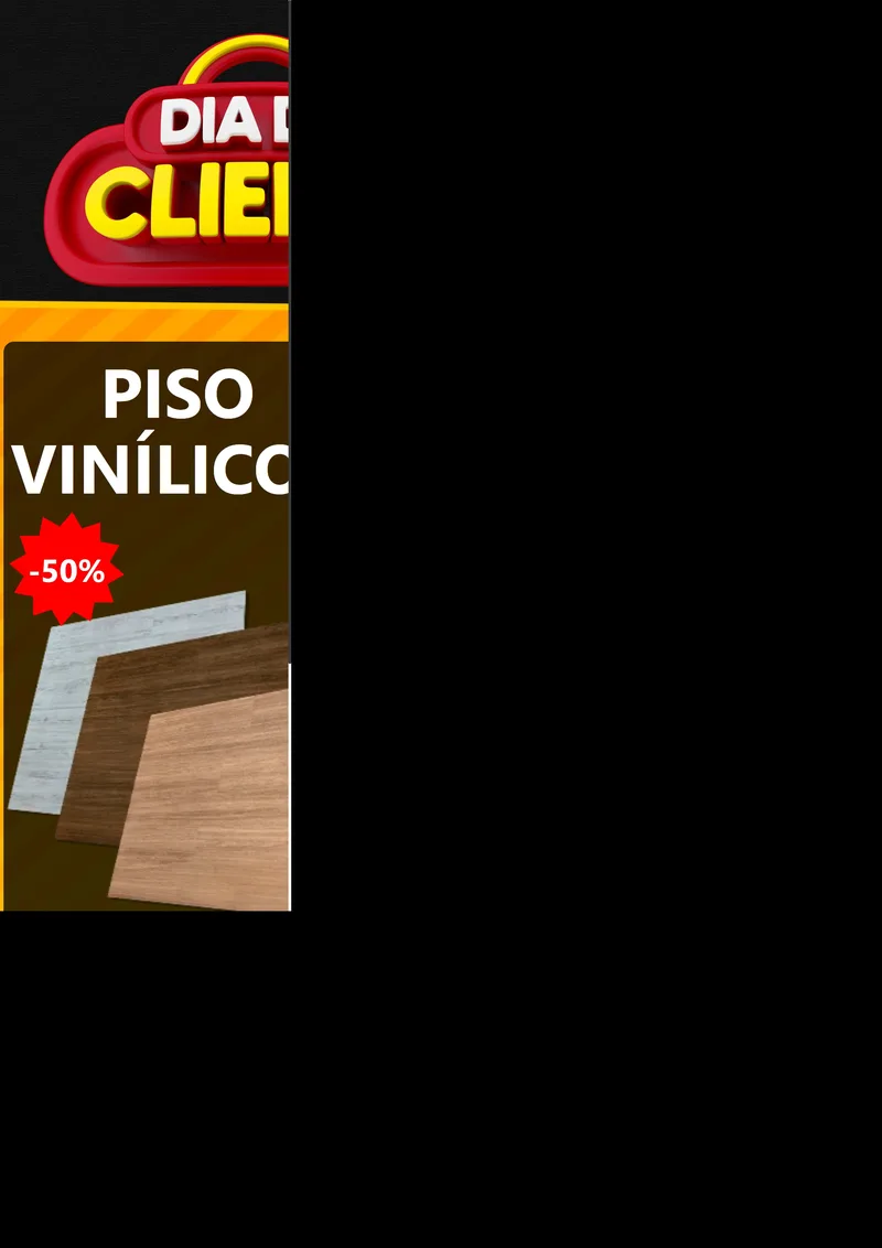 Modelo de Encarte para Encarte A4 Vertical com o tema Dia do Cliente para Material para Construção