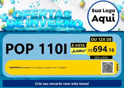 Modelo de Cartaz para Cartaz A4 Horizontal