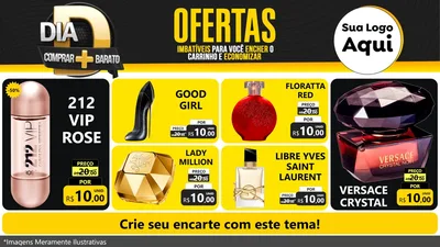 Modelo de TV para TV Horizontal com o tema Dia D Mais Economia para Perfumes