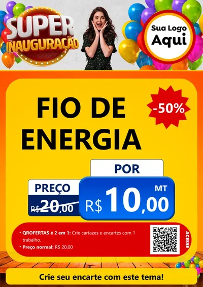 Modelo de Cartaz para Cartaz A4 Vertical
