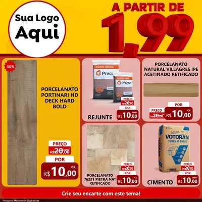 Modelo de Rede Social para Feed Facebook com o tema A Partir de Um e Noventa e Nove - 1,99