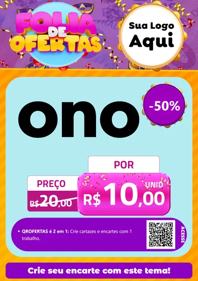 Modelo de Cartaz para Cartaz A4 Vertical com o tema Folia de Ofertas para Óticas