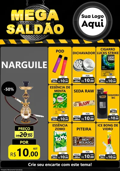 Modelo de Encarte para Encarte A4 Vertical