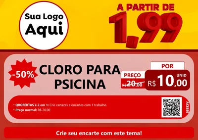 Modelo de Cartaz para Cartaz A4 Horizontal