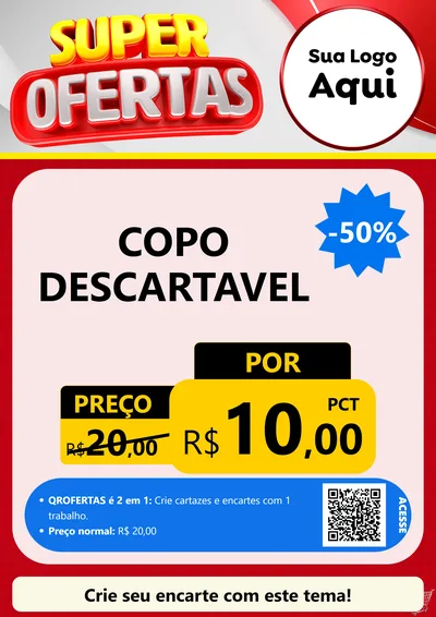 Modelo de Cartaz para Cartaz A4 Vertical
