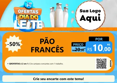 Modelo de Cartaz para Cartaz A4 Horizontal