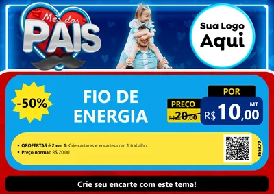 Modelo de Cartaz para Cartaz A4 Horizontal