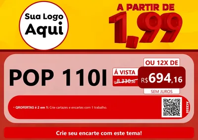 Modelo de Cartaz para Cartaz A4 Horizontal