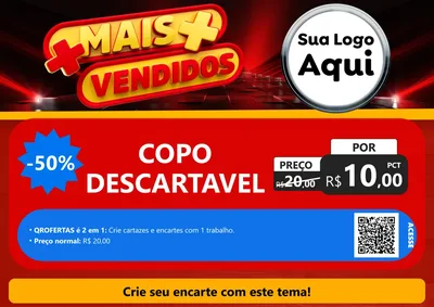 Modelo de Cartaz para Cartaz A4 Horizontal