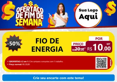 Modelo de Cartaz para Cartaz A4 Horizontal