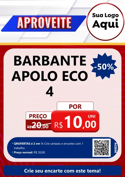Modelo de Cartaz para Cartaz A4 Vertical com o tema Aproveite para Armarinho e Aviamentos