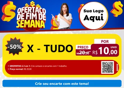 Modelo de Cartaz para Cartaz A4 Horizontal