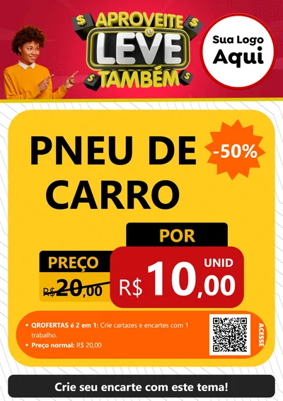 Modelo de Cartaz para Cartaz A4 Vertical