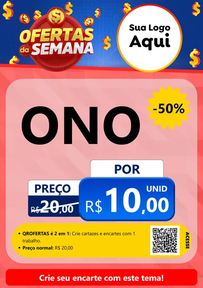 Modelo de Cartaz para Cartaz A4 Vertical com o tema Ofertas Da Semana para Óticas