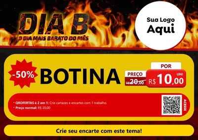 Modelo de Cartaz para Cartaz A4 Horizontal com o tema Dia B para Agropecuária