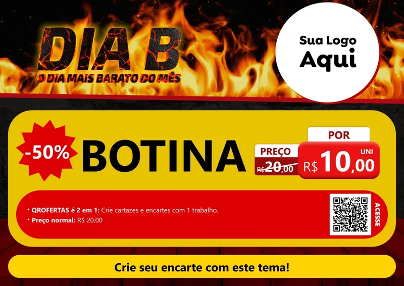 Modelo de Cartaz para Cartaz A4 Horizontal com o tema Dia B para Agropecuária