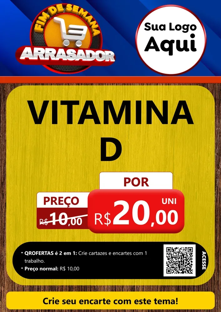Modelo de Cartaz para Cartaz A4 Vertical com o tema Fim De Semana Arrasador para Farmácia