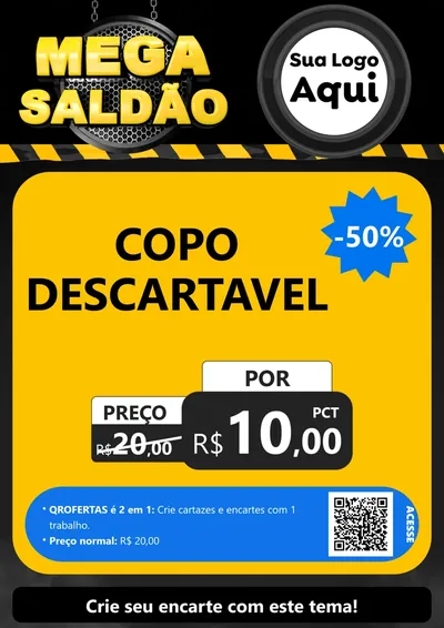 Modelo de Cartaz para Cartaz A4 Vertical