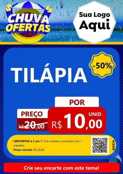 Modelo de Cartaz para Cartaz A4 Vertical