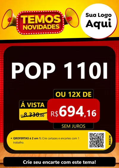 Modelo de Cartaz para Cartaz A4 Vertical