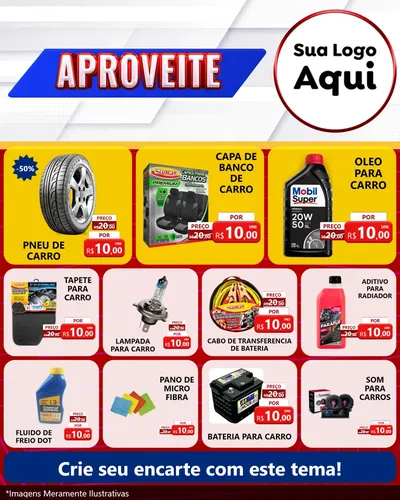 Modelo de Rede Social para Feed Instagram com o tema Aproveite para Auto peças
