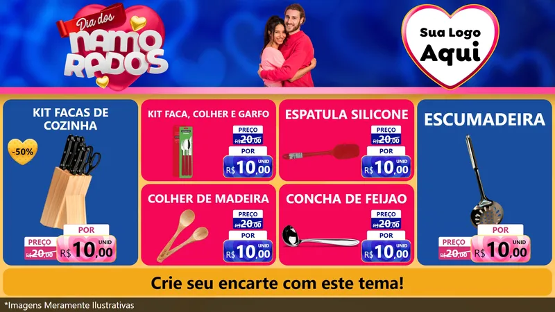Modelo de TV para TV Horizontal com o tema Dia dos namorados para Utilidades Domésticas