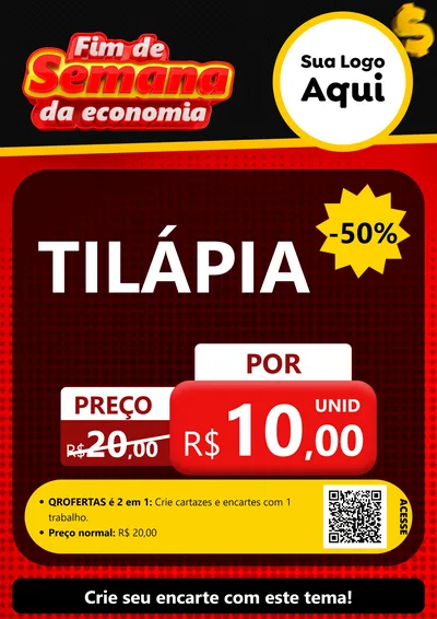 Modelo de Cartaz para Cartaz A4 Vertical