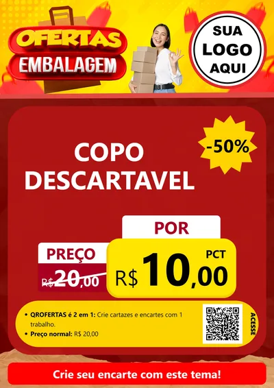 Modelo de Cartaz para Cartaz A4 Vertical