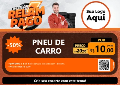 Modelo de Cartaz para Cartaz A4 Horizontal