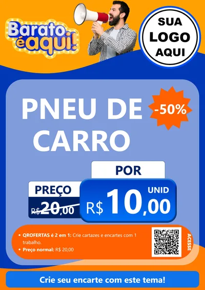 Modelo de Cartaz para Cartaz A4 Vertical